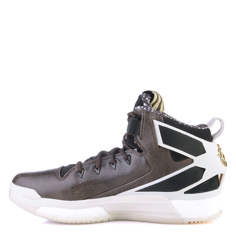мужские коричневые баскетбольные кроссовки adidas D Rose 6 Boost BHM AQ7960 - цена, описание, фото 3